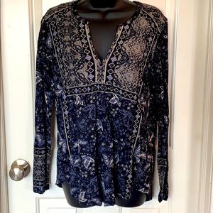 Lucky Brand Navy Top